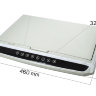 17,3" USB/ SD/ HDMI/ AV/ потолочный FullHD монитор серого цвета