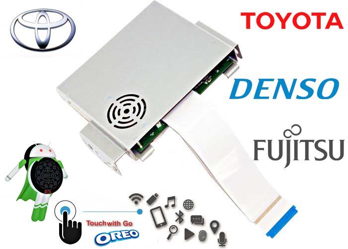 Android навигационный блок TOY-04-AIR для Toyota Touch&Go 3 Fujitsu Ten и Denso с 2019 по н.вр. 
