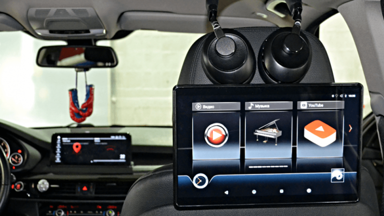 11,6" для BMW навесной Dual Zone Android FullHD монитор на подголовник