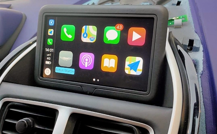 Apple CarPlay Airplay & Android Auto для Aston Martin с 2009 по 2018