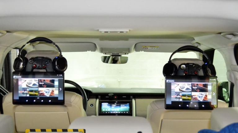 12,5" для Land Rover / Range Rover Discovery 5 навесной Android/ FullHD монитор на подголовник