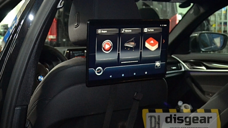12,5" для BMW навесной Dual Zone Android Full HD монитор на подголовник