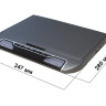 Android 13,3" потолочный FullHD монитор Xiaomi Mi Box в автомобиль AVEL AVS440MPPDG темно-серого цвета