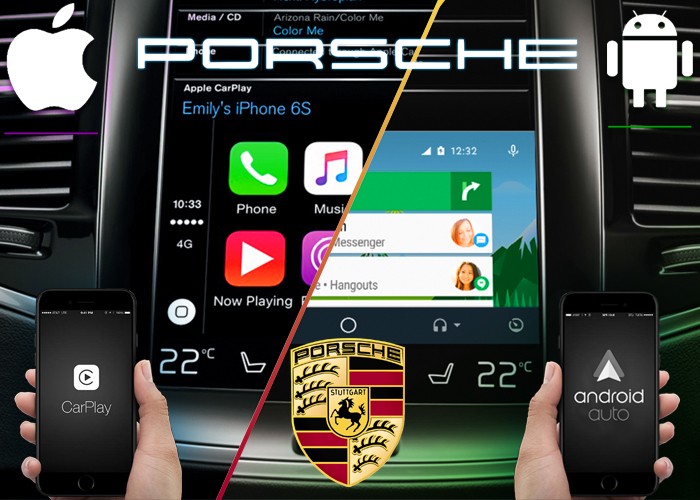 iOS Apple CarPlay Airplay & Android Auto для Porsche PCM 4.0 с 2017 по 2018