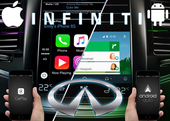 iOS Apple CarPlay Airplay & Android Auto для Infiniti Q70/ QX60 с 2016