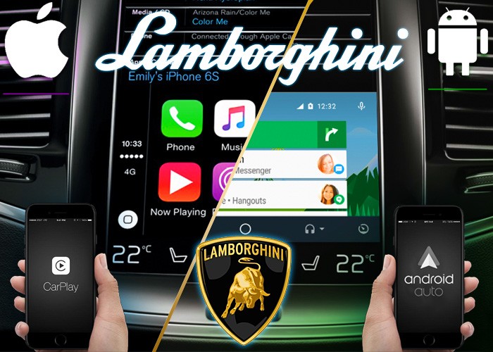 iOS Apple CarPlay Airplay & Android Auto для Lamborghini MMI 3G с 2011 по 2020 год выпуска