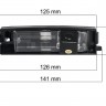 IR камера заднего вида с ИК подсветкой для Toyota RAV4