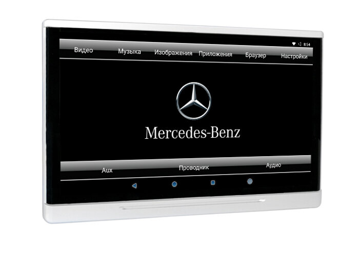 11,6" для Mercedes Original Design навесной Dual Zone Android Game монитор на подголовник с фоновой подсветкой