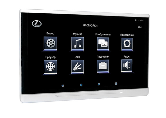 11,6" для Lexus Original Design навесной Dual Zone Android Game монитор на подголовник с фоновой подсветкой