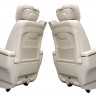 Задние раздельные кресла Exclusive Original Design для Mercedes V-Class W447 c 2014 г.в. Кожа Lugano и Nappa бежевого цвета